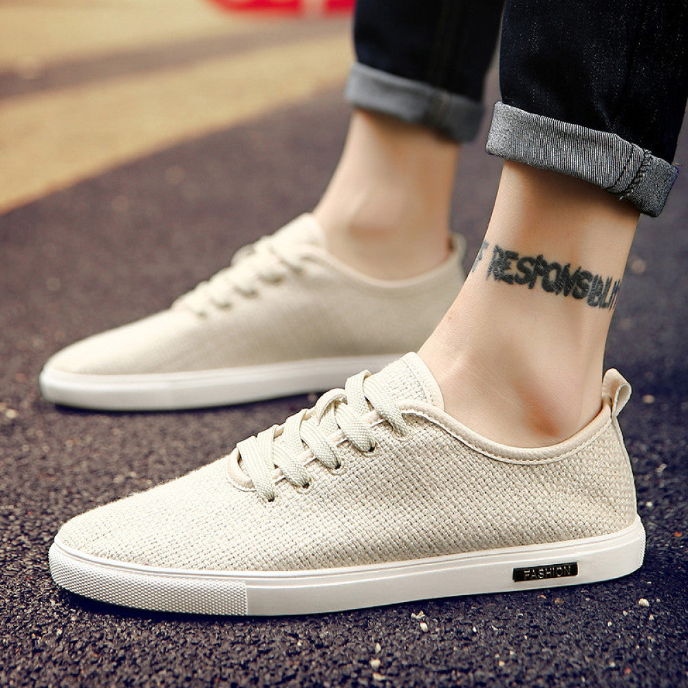 Summer men s breathable thin 2025 new linen canvas shoes men s multifunctional casual shoes summer old Beijing cloth shoes image 42