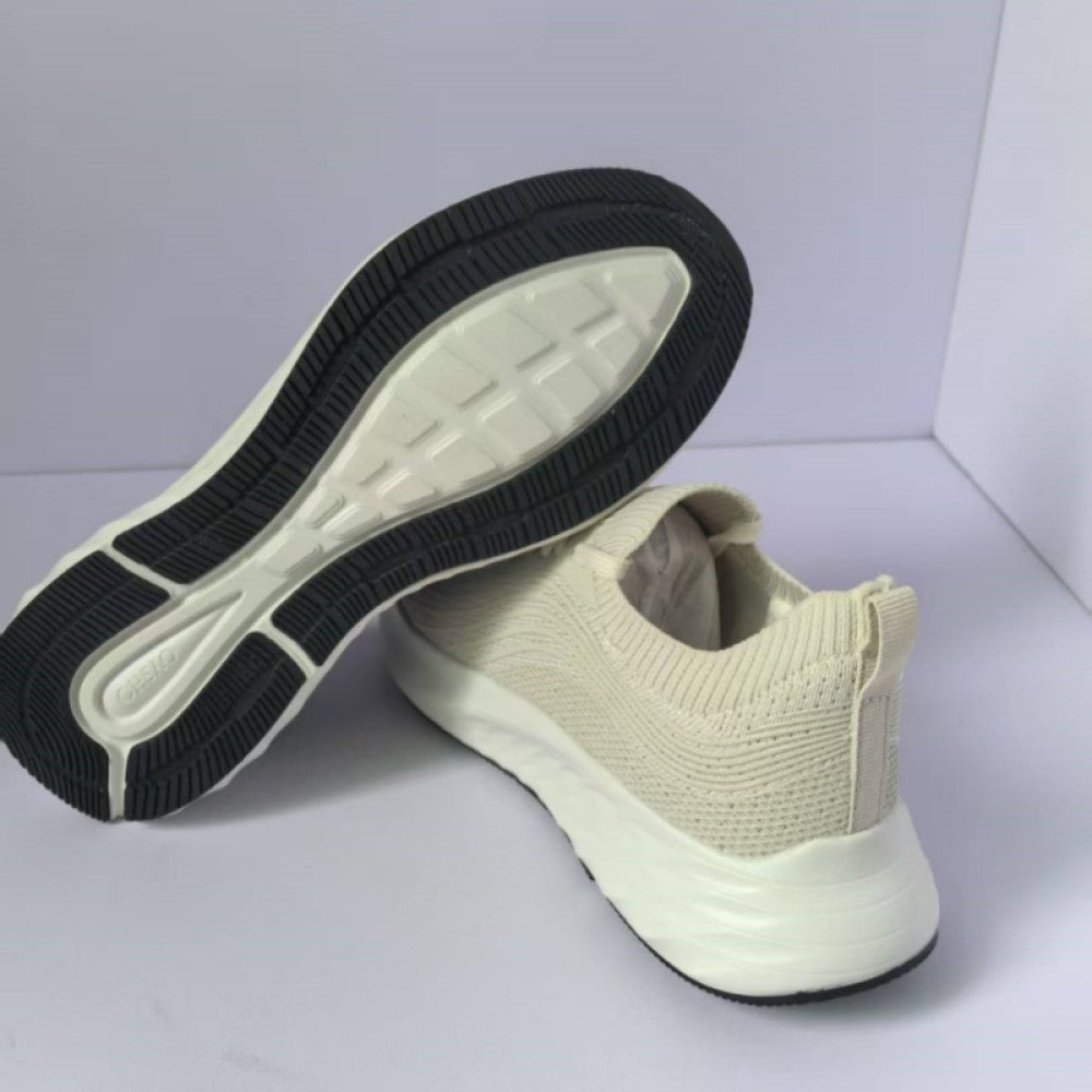 Spanish tail goods breathable mesh comfortable women s sports shoes non slip shock absorption thick sole shallow mouth casual jogging shoes image 5