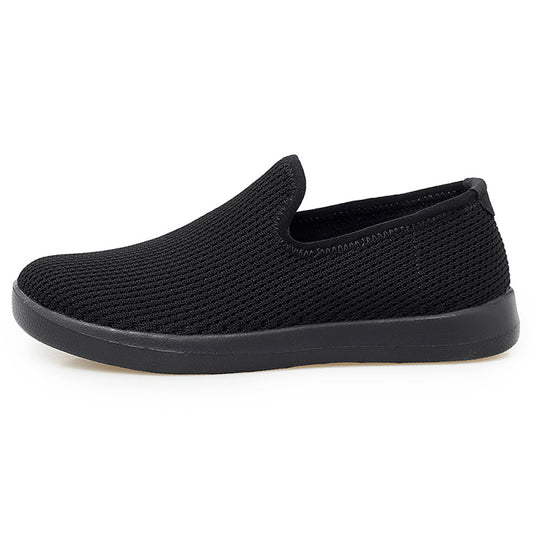 Middle aged and elderly mother s casual shoes lazy shoes flat shoes mesh shoes mother s shoes old Beijing cloth shoes elderly shoes