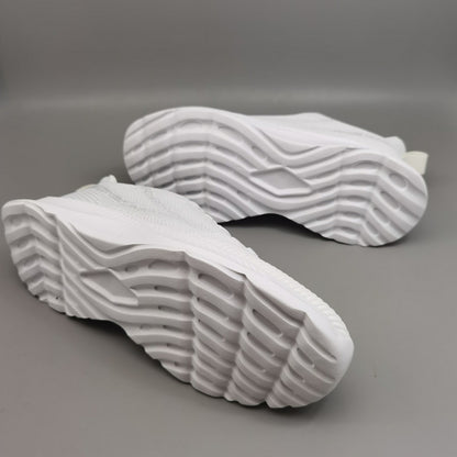Brand shoes Bont men s classic new sports and casual mesh shoes men s Korean version trendy shoes men s flying woven white shoes image 3