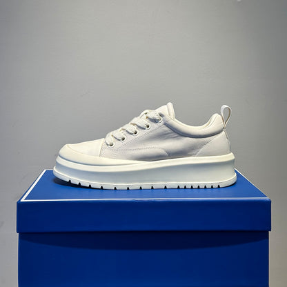2025 Spring new style solid color sneakers comfortable soft sole heightened lightweight outdoor leisure sports men s shoes image 48