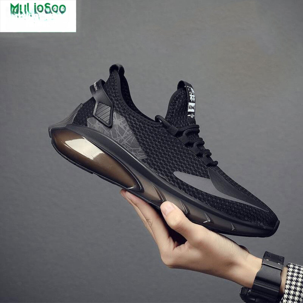 Mullinson Men s Shoes 2025 New Network Summer Breathable Flyknit Deodorizer Casual Oversized Thin Sports Coconut image 39