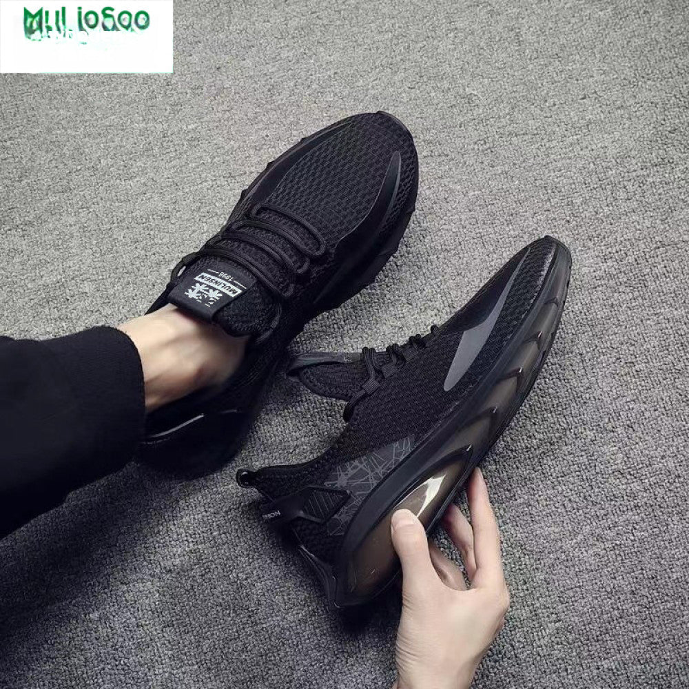 Mullinson Men s Shoes 2025 New Network Summer Breathable Flyknit Deodorizer Casual Oversized Thin Sports Coconut image 40