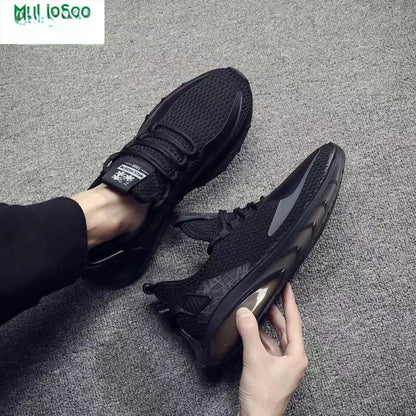 Mullinson Men s Shoes 2025 New Network Summer Breathable Flyknit Deodorizer Casual Oversized Thin Sports Coconut image 40