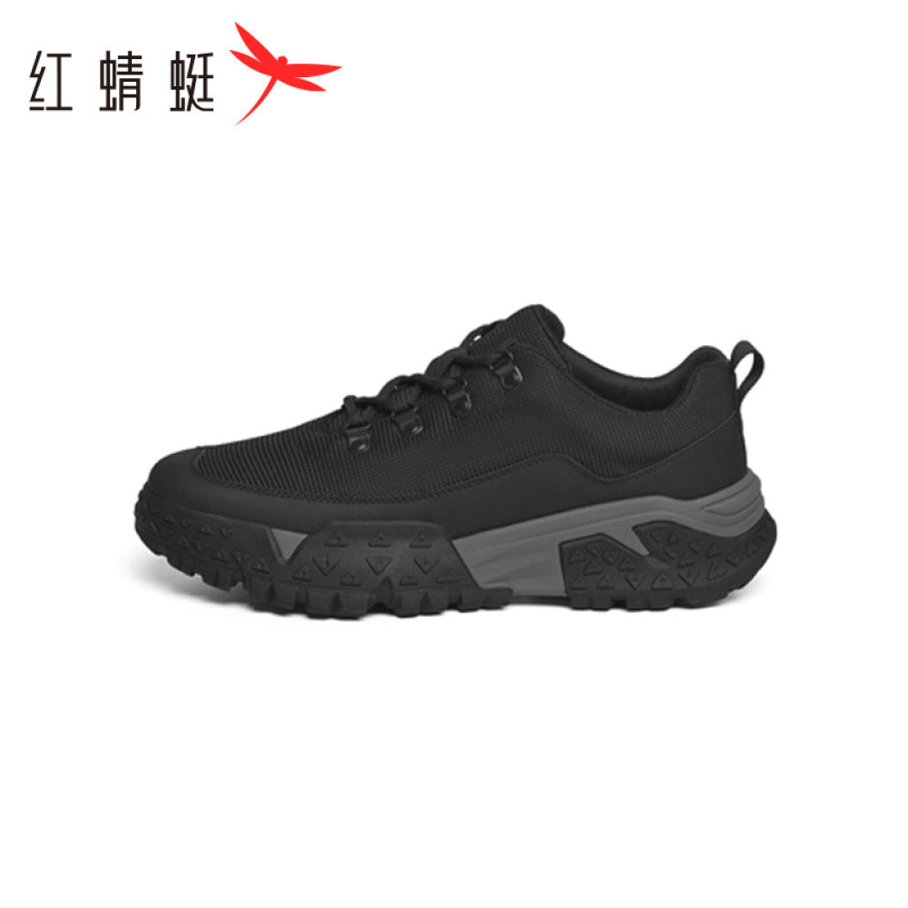 Red Dragonfly Fashion Casual Shoes Spring and Autumn New Men s Shoes Thick soled Lace up Sports Casual Shoes Outdoor Comfortable Mountaineering Shoes image 2