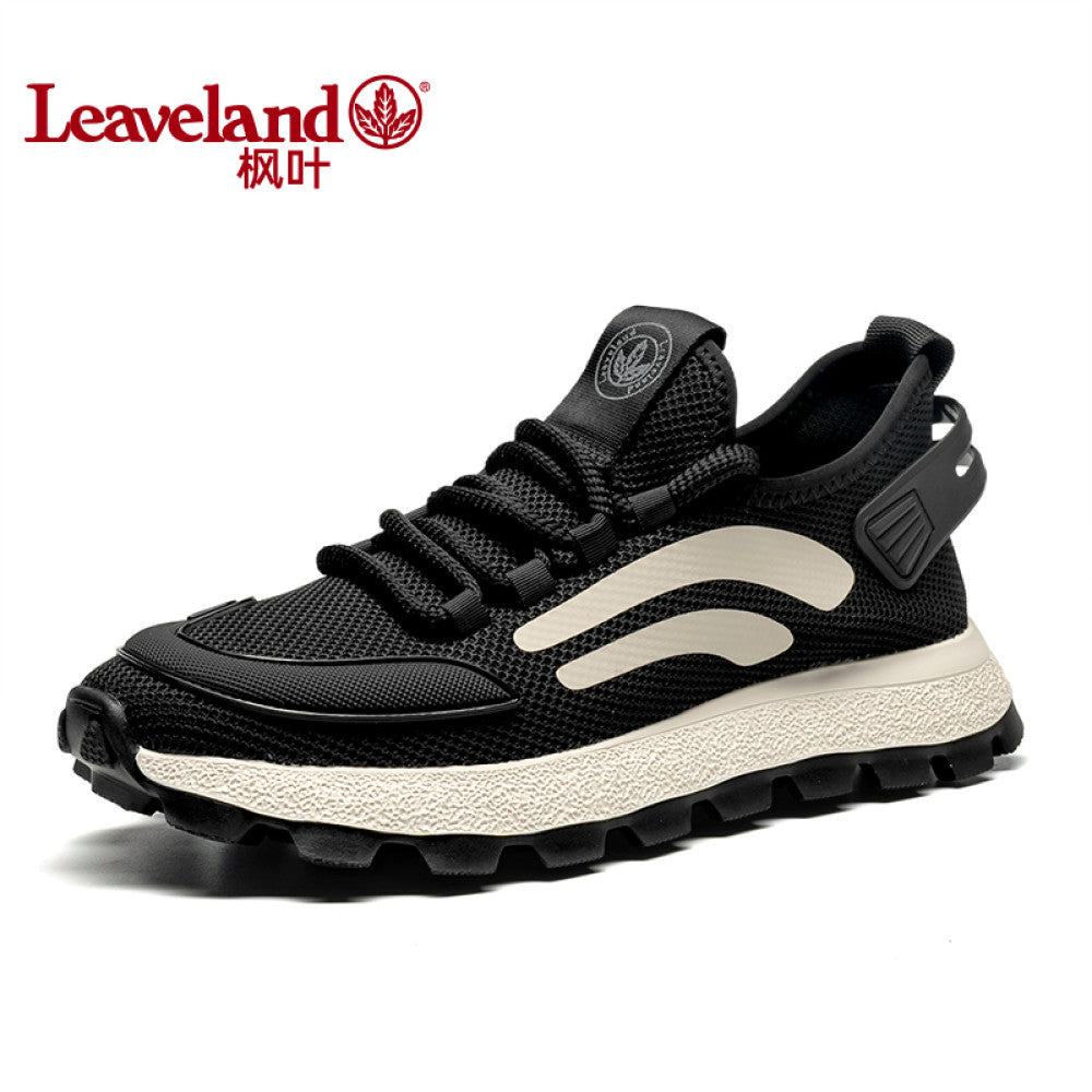 Maple Leaf Men s Shoes 2025 Summer New Mesh Sports and Leisure Shoes Thick soled Height increasing Mesh Shoes Breathable Lightweight Shoes Trendy image 29