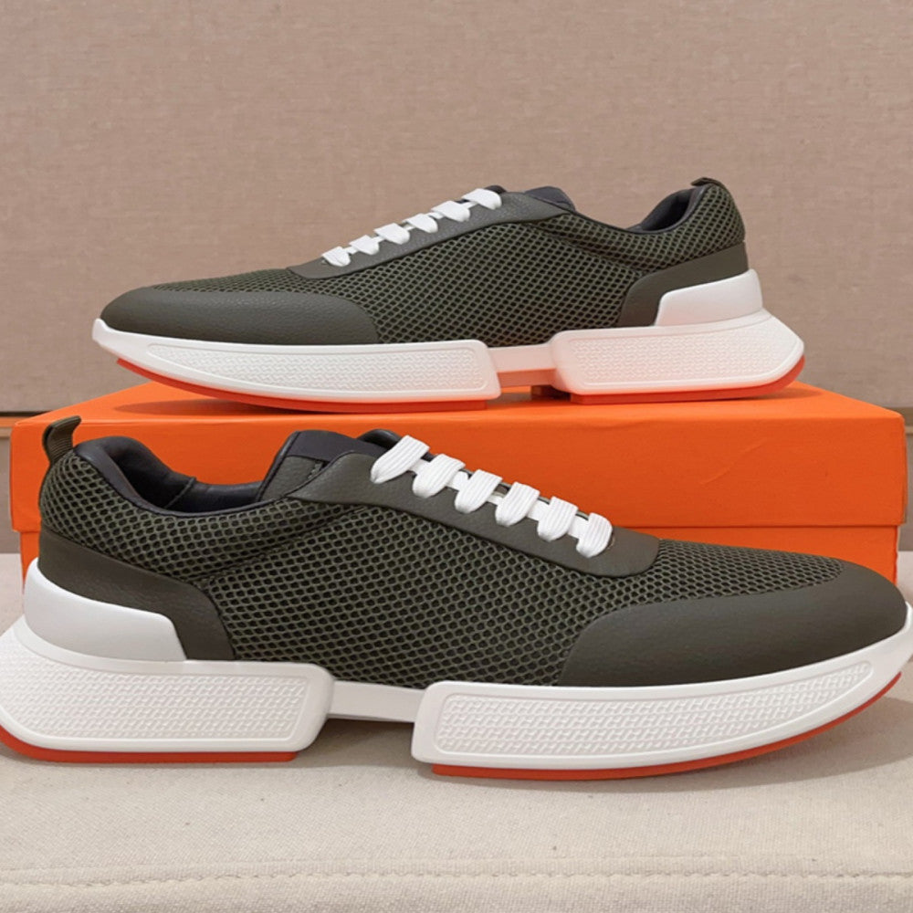 Bangjiani European Station Men s Shoes Board Shoes Trendy Brand Hairstylist Single Shoes Sports Shoes Mesh Summer Shoes Breathable New Style image 3