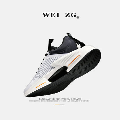 Scarce export to Europe and the United States high end carbon plate running shoes elastic shock absorption couple sports running shoes casual versatile men s shoes image 2
