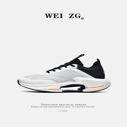 Scarce export to Europe and the United States high end carbon plate running shoes elastic shock absorption couple sports running shoes casual versatile men s shoes image 0