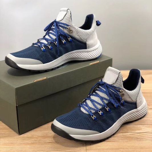 Removal of cabinets clearance of warehouses broken size men s shoes daily casual men s leather shoes breathable mesh fabric trendy outdoor sports shoes