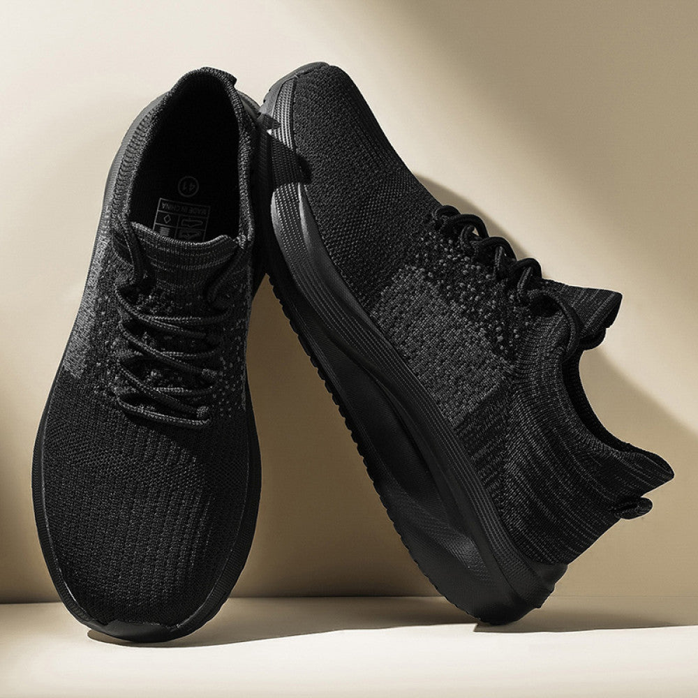 Counter Socks Men s Shoes Summer Breathable Flyknit Mesh Mesh Shoes Men s Casual Running Thick Bottom Coconut Dad Sports image 12