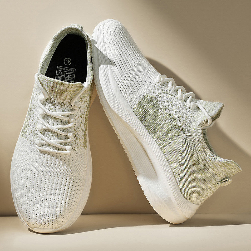 Counter Socks Men s Shoes Summer Breathable Flyknit Mesh Mesh Shoes Men s Casual Running Thick Bottom Coconut Dad Sports image 13