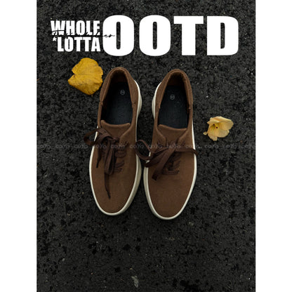 25 new minimalist style board shoes bright colored board shoes men s versatile niche suede low top board shoes image 4