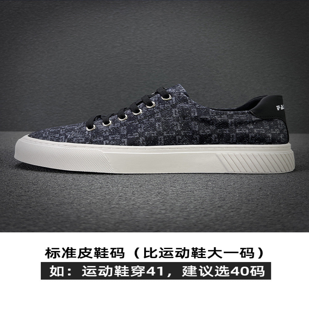 European men s shoes 2025 new spring personalized printing breathable slip on casual shoes men s versatile canvas shoes image 11