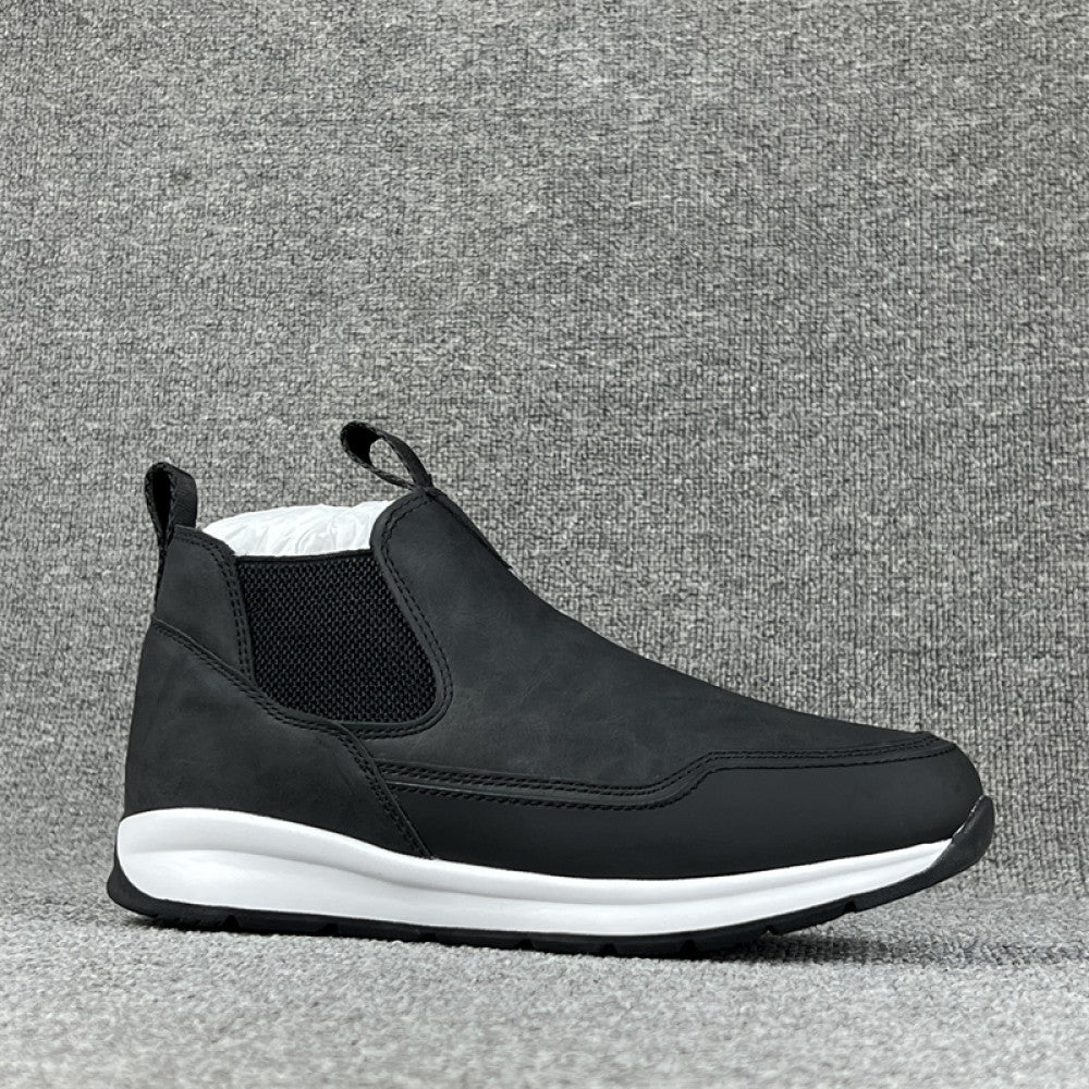 Japanese single women s shoes single boots casual Chelsea sports short boots waterproof non slip lightweight thick soled women s boots for autumn and winter image 27