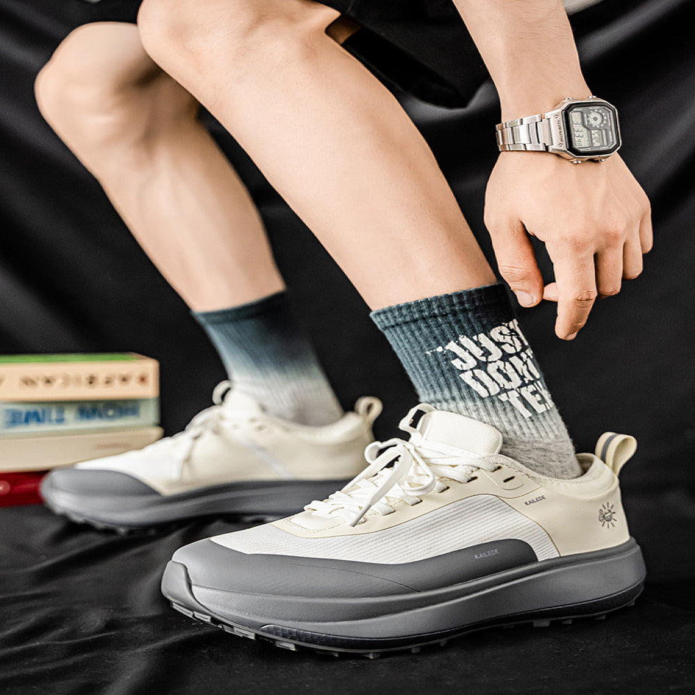 Men s shoes 2025 new summer casual versatile breathable explosive fashion anti slip thick sole height increasing dad shoes image 69