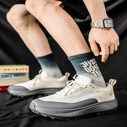Men s shoes 2025 new summer casual versatile breathable explosive fashion anti slip thick sole height increasing dad shoes image 69