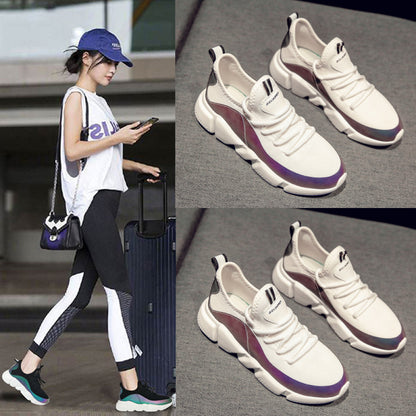 2024 summer new women s shoes lightweight running shoes versatile fashion niche trend ins sports breathable casual shoes image 0