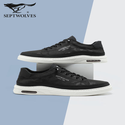 Septwolves men s canvas shoes summer new casual flat shoes men s low top lazy cloth shoes men s breathable sneakers image 2