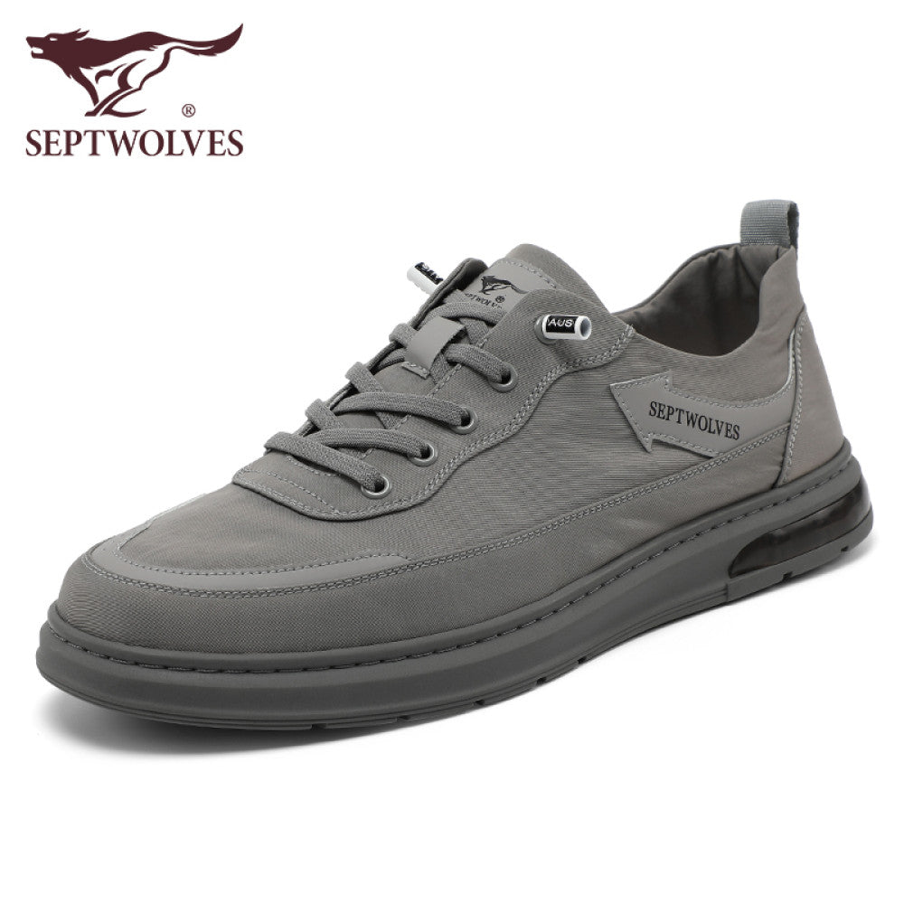 Septwolves men s canvas shoes summer new casual flat shoes men s low top lazy cloth shoes men s breathable sneakers image 99