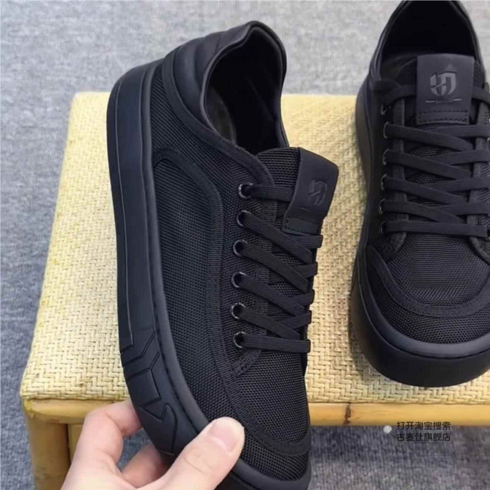 Lycra mesh men s shoes 2025 new breathable thin style quick drying low cut trendy sports and leisure spring and summer board shoes for men image 2