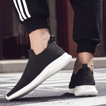 Spring and summer lightweight mesh casual sports shoes men s lace free breathable gym slip on lazy running shoes image 62