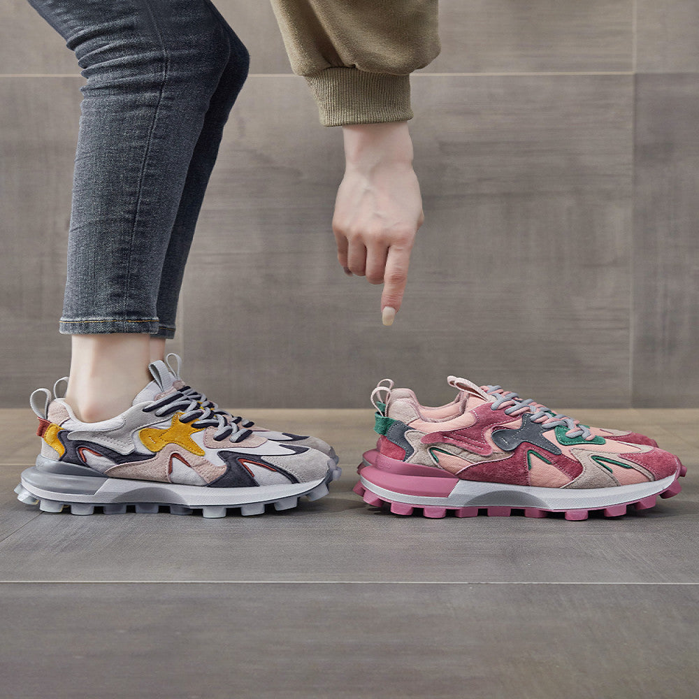 Little waist thick soled waffle Forrest Gump shoes for women 2025 new autumn popular super hot sports and leisure versatile dad shoes image 30