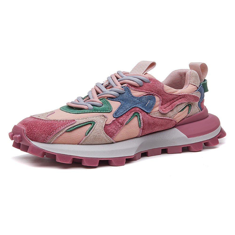 Little waist thick soled waffle Forrest Gump shoes for women 2025 new autumn popular super hot sports and leisure versatile dad shoes image 33