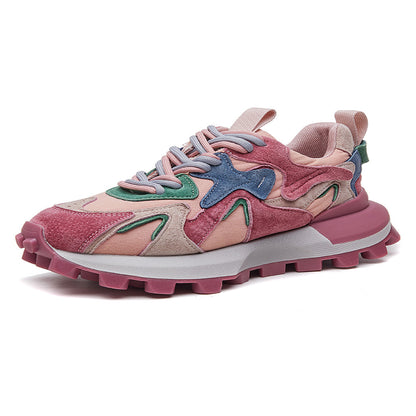 Little waist thick soled waffle Forrest Gump shoes for women 2025 new autumn popular super hot sports and leisure versatile dad shoes image 33