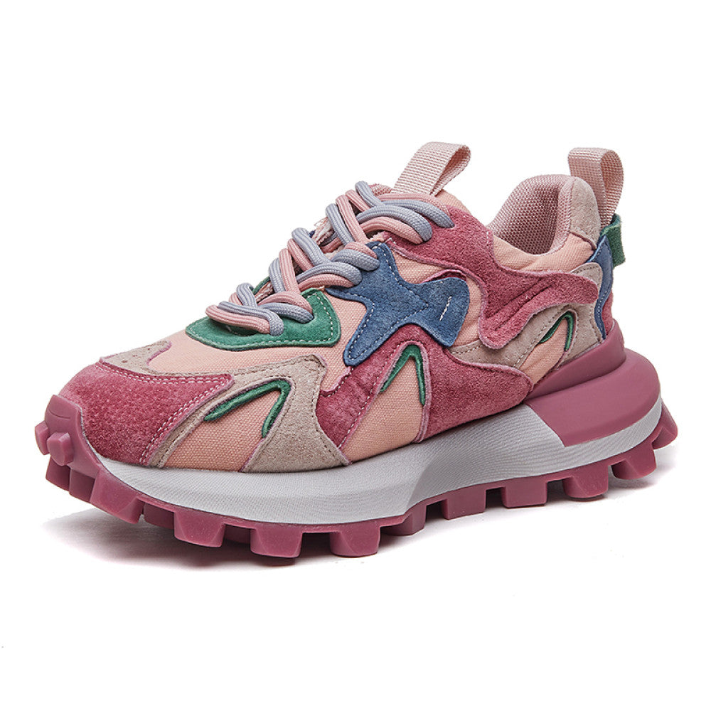 Little waist thick soled waffle Forrest Gump shoes for women 2025 new autumn popular super hot sports and leisure versatile dad shoes image 57