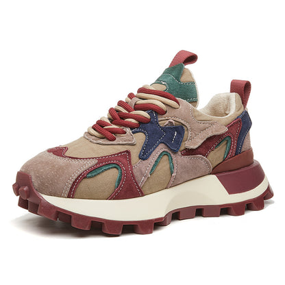 Little waist thick soled waffle Forrest Gump shoes for women 2025 new autumn popular super hot sports and leisure versatile dad shoes image 68