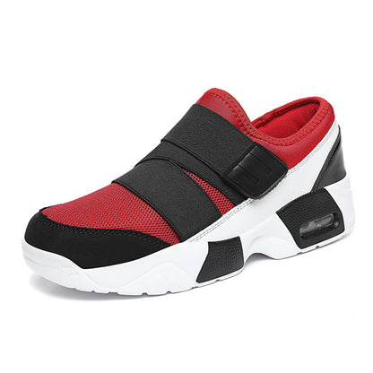 New sports shoes for women Le Fu shoes lightweight and versatile black running shoes comfortable thick soled casual shoes mesh single shoes image 58
