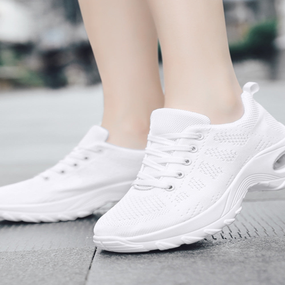 Sports shoes women s plus size white nurse shoes breathable square dance net shoes travel shoes dance casual shoes dance shoes 42 image 2