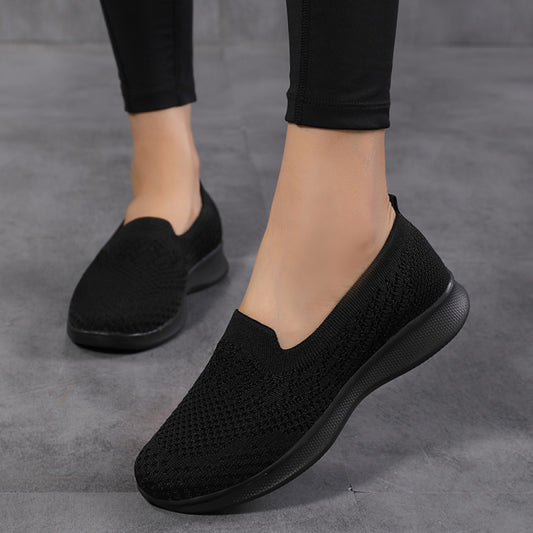 Summer mesh thin breathable men s and women s mesh shoes pure white nurse shoes sports shoes casual shoes soft soled mother shoes 4344