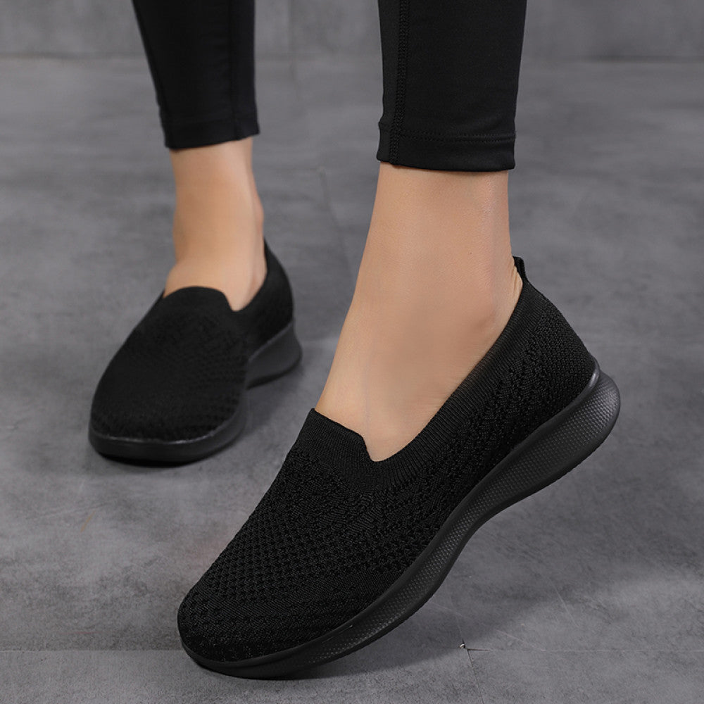 Summer mesh thin breathable men s and women s mesh shoes pure white nurse shoes sports shoes casual shoes soft soled mother shoes 4344 image 16
