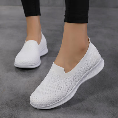 Summer mesh thin breathable men s and women s mesh shoes pure white nurse shoes sports shoes casual shoes soft soled mother shoes 4344 image 34