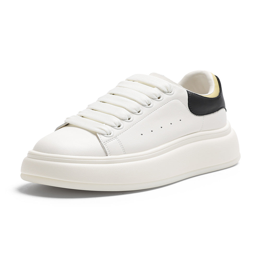 Hot selling white shoes for women in autumn 2025 new thick soled height increasing small and casual versatile sports board shoes image 5