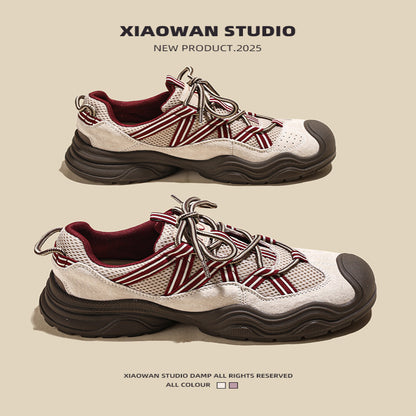 Thick soled height increasing dad shoes women s 2025 autumn new lightweight and versatile casual sports shoes outdoor hiking and mountaineering shoes image 4