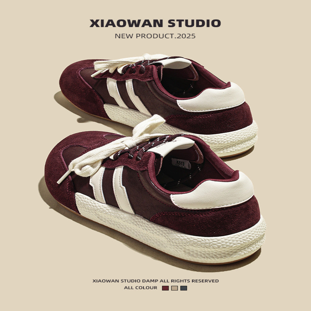 Thick soled retro German training shoes for women 2025 autumn new item lightweight and versatile ugly and cute shoes round toe casual sports board shoes image 1