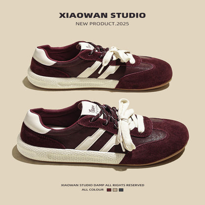 Thick soled retro German training shoes for women 2025 autumn new item lightweight and versatile ugly and cute shoes round toe casual sports board shoes image 4