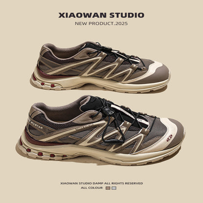 Outdoor hiking dad shoes women s 2025 autumn new retro tilted toe hiking thick soled casual sports running shoes image 4