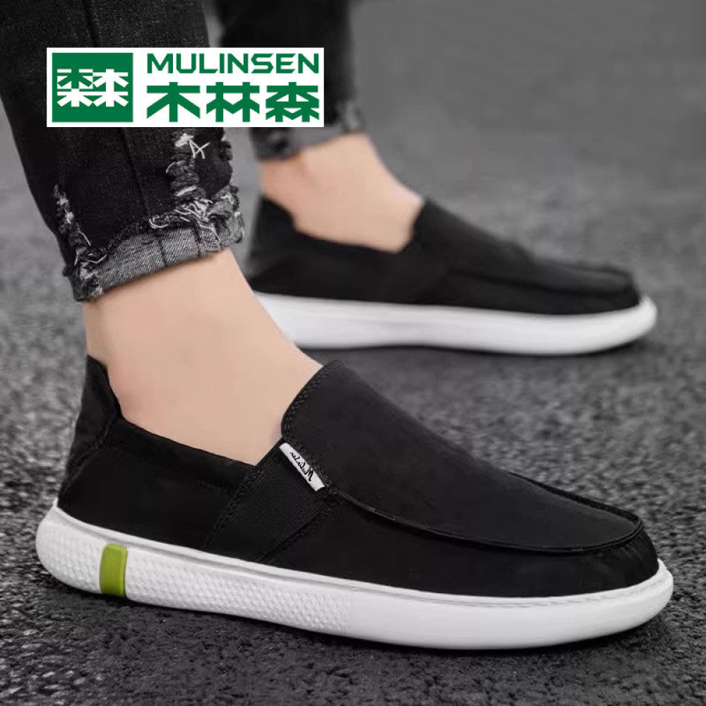 Wooden Forest Old Beijing Cloth Shoes for Men in Summer Breathable Soft soled Lightweight Men s Driving One Step Stepping Dad s Casual Men s Shoes image 36