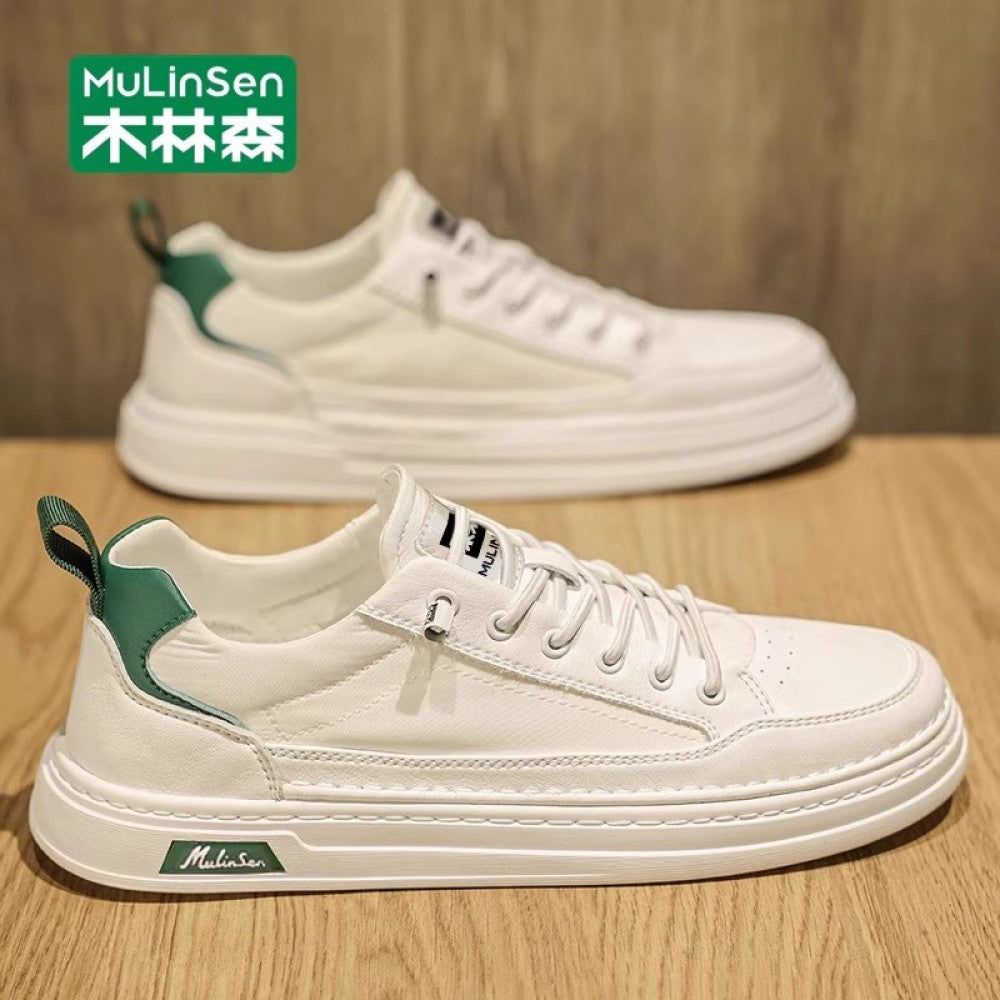 Mulinsen men s shoes 2025 new autumn work men s sneakers soft sole summer casual shoes small white trendy shoes image 156