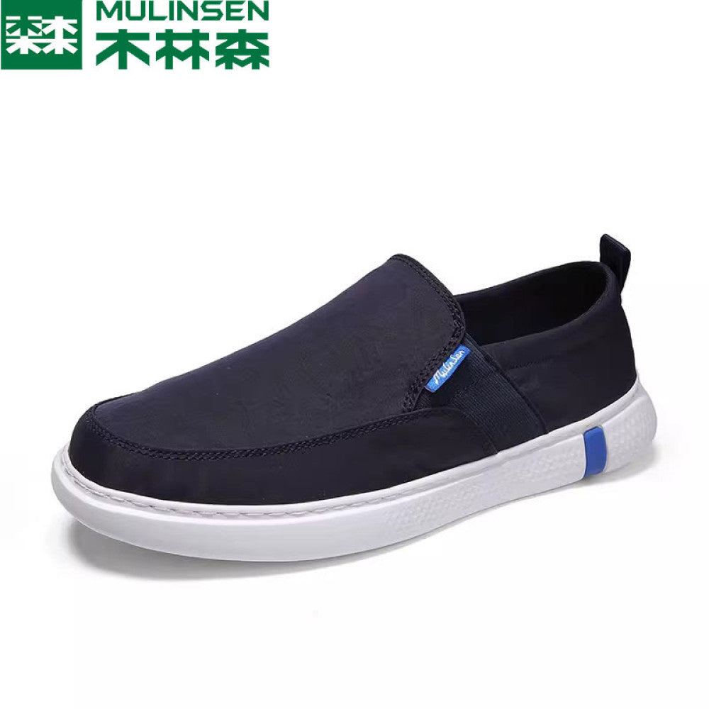 Mu Linsen canvas shoes for men in autumn 2025 new model for driving soft soled casual board shoes for men in summer image 21
