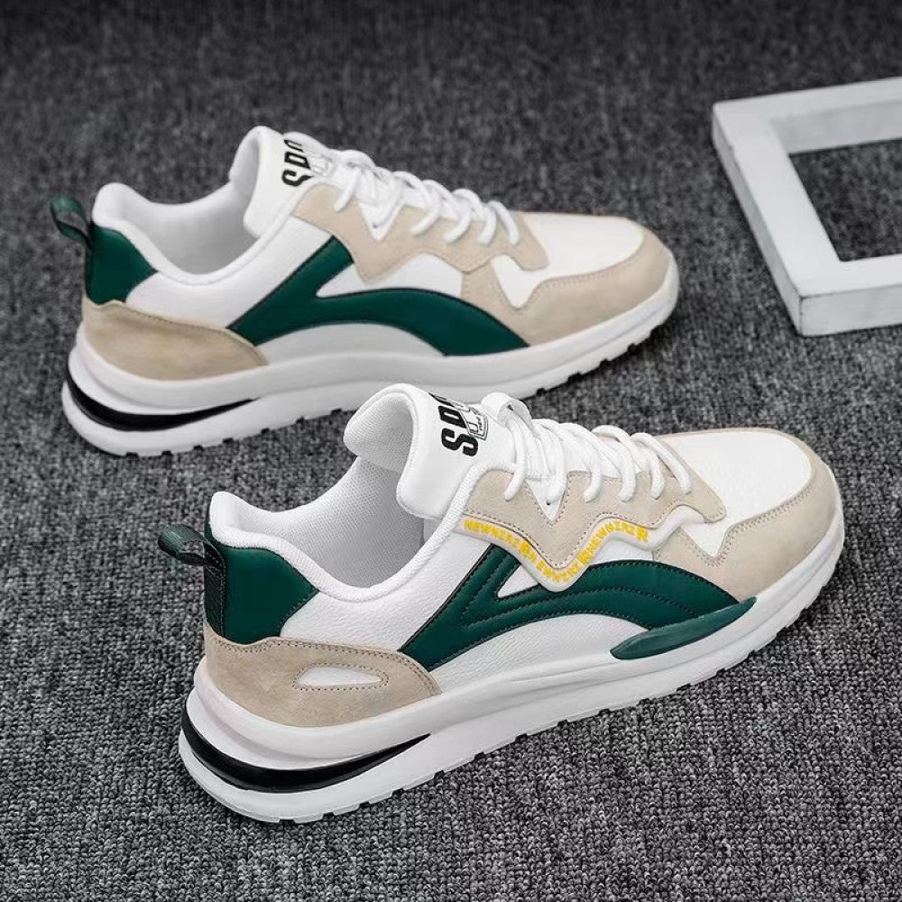 Men s shoes 2025 new autumn breathable lightweight non slip wear resistant casual shoes versatile low top athletic dad shoes trendy sneakers image 2