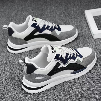 Men s shoes 2025 new autumn breathable lightweight non slip wear resistant casual shoes versatile low top athletic dad shoes trendy sneakers image 3