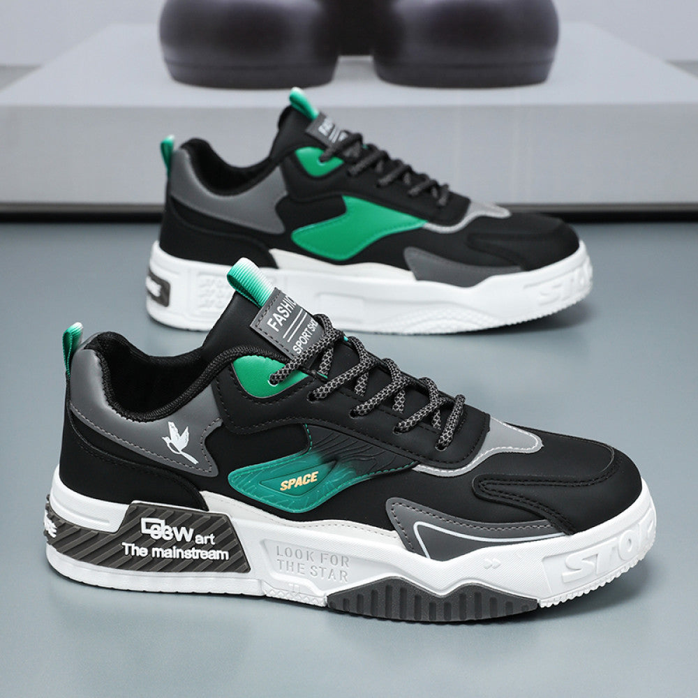 Men s shoes summer new style 2025 trend versatile workwear shoes student anti slip men s sports shoes waterproof board shoes image 23