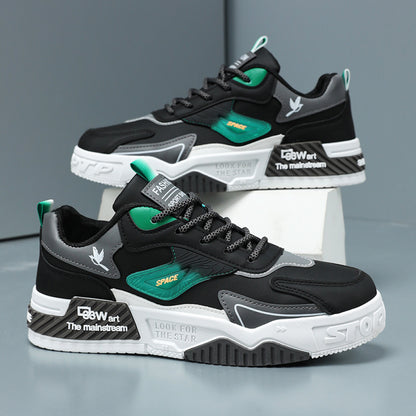 Men s shoes summer new style 2025 trend versatile workwear shoes student anti slip men s sports shoes waterproof board shoes image 25