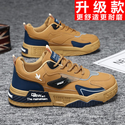 Men s shoes summer new style 2025 trend versatile workwear shoes student anti slip men s sports shoes waterproof board shoes image 65