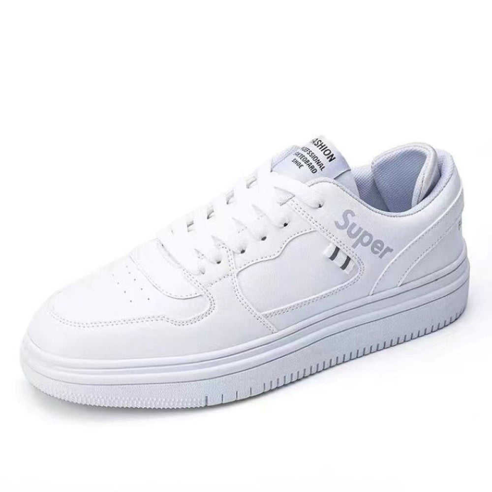 White shoes men s shoes 2025 summer breathable new casual shoes Korean style all match sports shoes student shoes men image 2